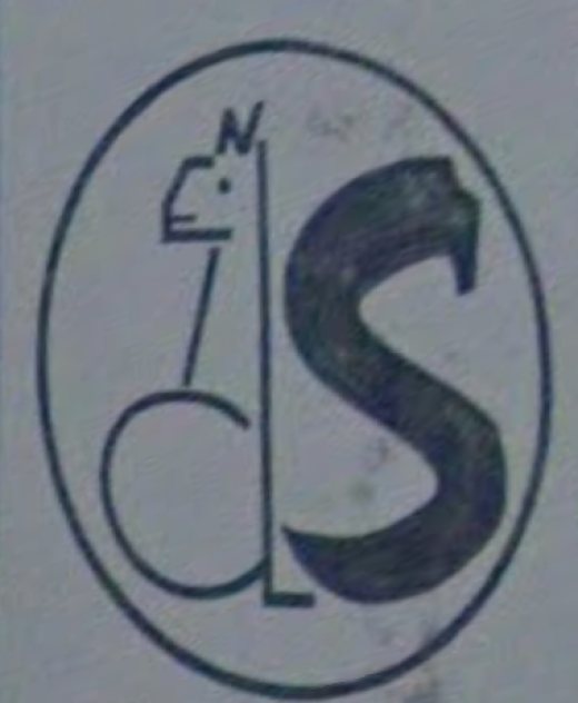 The original squirrel emblem Daniel drew for his business